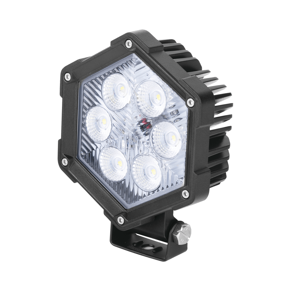Luz de Trabajo Ultra brillante 6 Led 2200 Lumenes 30 watts 12-24 Vcc XCHR30 - SILYMX