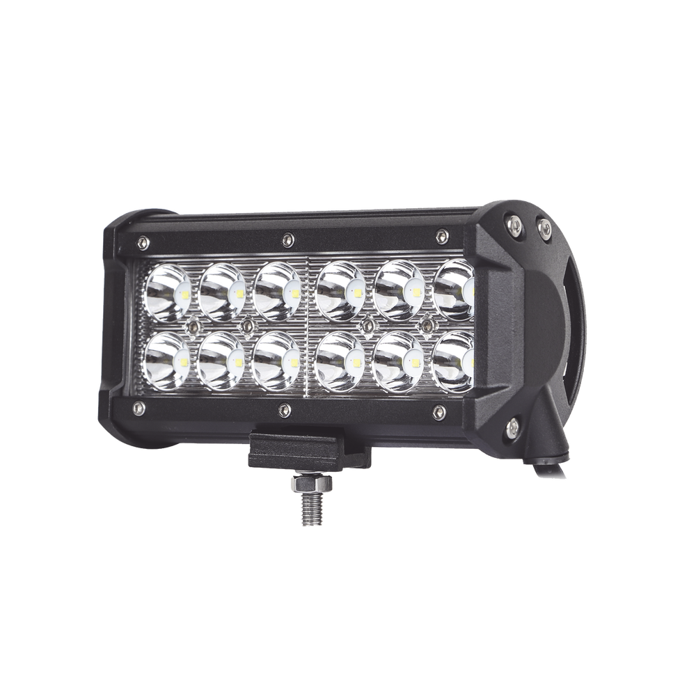 Barra de Luz de 12 LED 1500 Lúmenes 18 watts 10-30 Vcc IP67 6.5 pulgadas