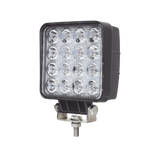 Luz de trabajo de 16 LED 4000 Lumenes 48 Watts 10-30 Vcc IP67 XD48F - SILYMX