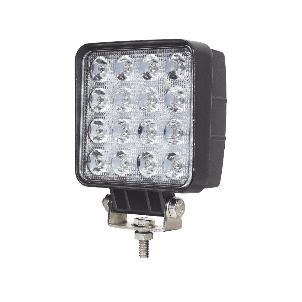 Luz de trabajo de 16 LED 4000 Lumenes 48 Watts 10-30 Vcc IP67 XD48F - SILYMX