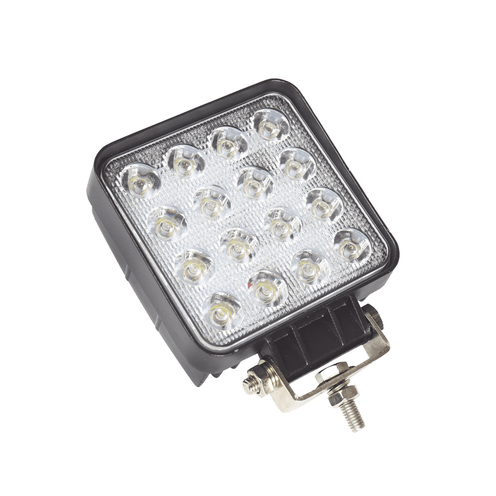 Luz de trabajo de 16 LED 4000 Lumenes 48 Watts 10-30 Vcc IP67 XD48F - SILYMX