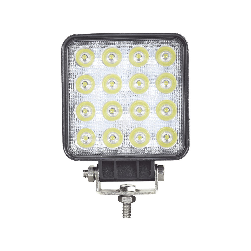 Luz de trabajo de 16 LED 4000 Lumenes 48 Watts 10-30 Vcc IP67 XD48F - SILYMX
