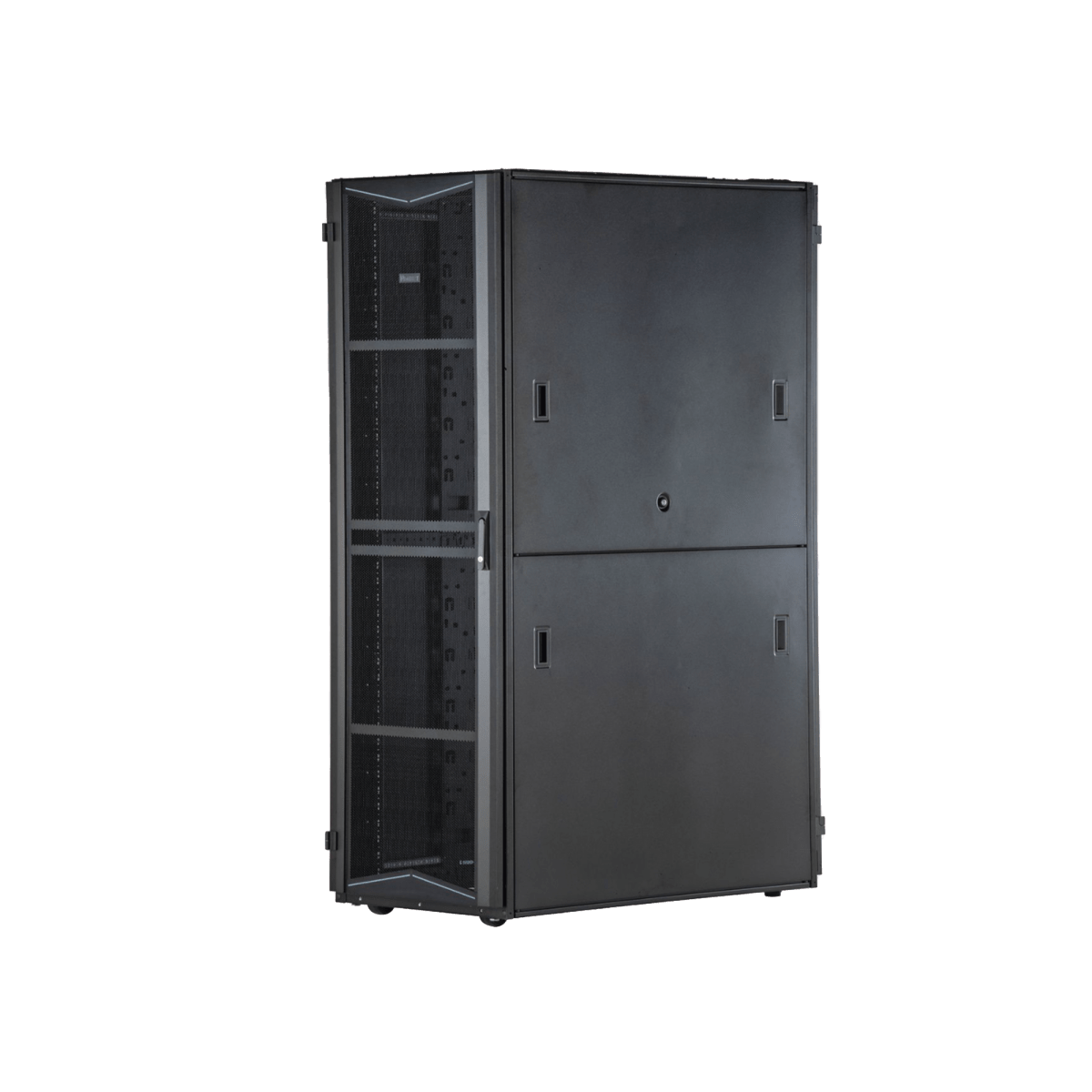 Racks CerradosPANDUITXG84222BS0001Gabinete FlexFusion para Centros de Datos, 42 UR, 800 mm de Ancho, 1200 mm de Profundidad, Fabricado en Acero, Color Negro - SILYMX