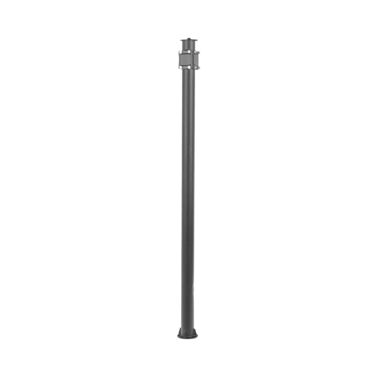 Montajes y Brackets para CámarasSYSCOM VIDEOXGA-POLE-6MSPoste Profesional Seccionado de 6 Metros para Videovigilancia con Base y Brazo PTZ | XGA - POLE - 6MS - SILYMX