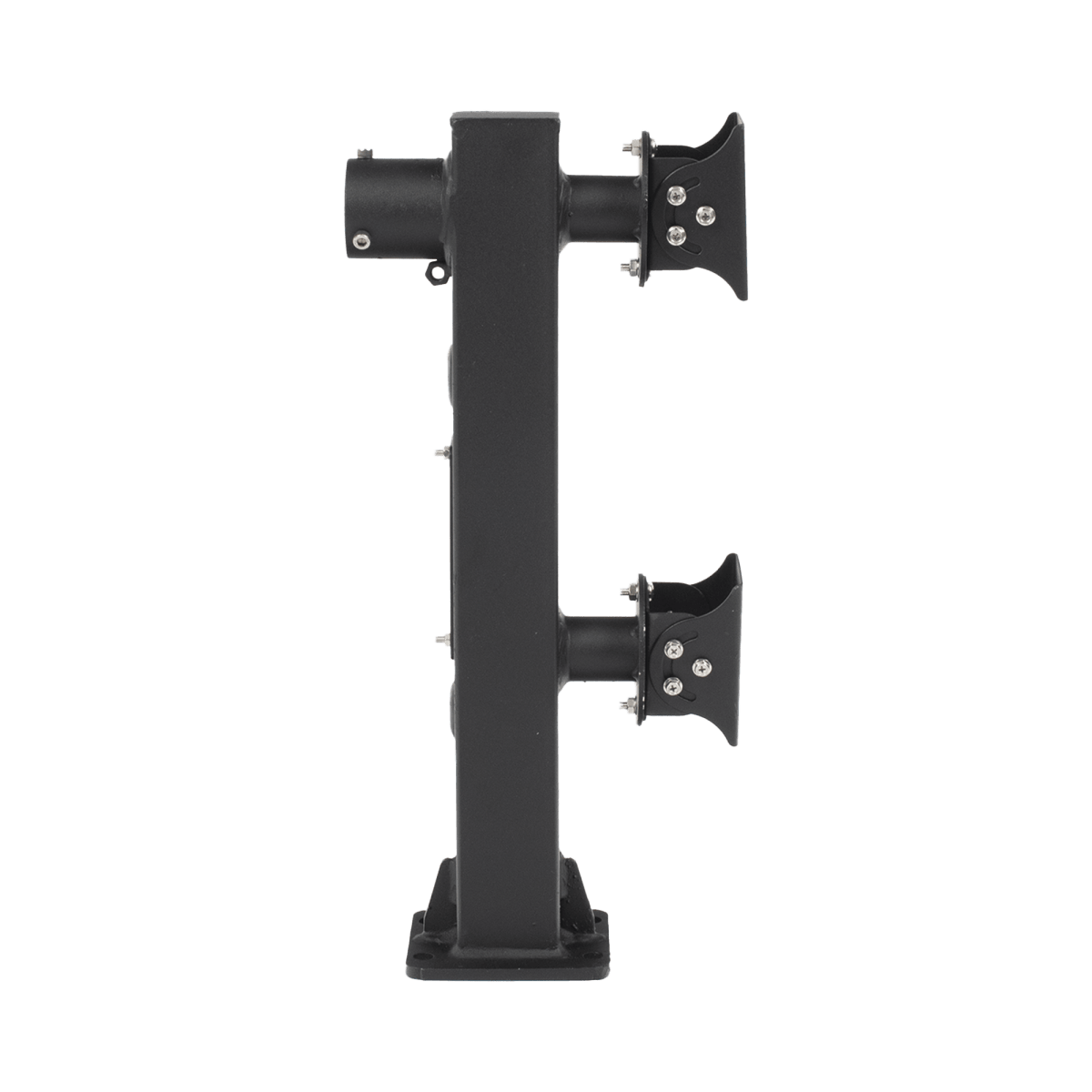 Montajes y Brackets para CámarasSYSCOM VIDEOXGA-POLE-6MSPoste Profesional Seccionado de 6 Metros para Videovigilancia con Base y Brazo PTZ | XGA - POLE - 6MS - SILYMX