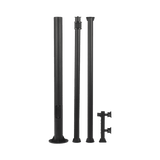 Montajes y Brackets para CámarasSYSCOM VIDEOXGA-POLE-6MSPoste Profesional Seccionado de 6 Metros para Videovigilancia con Base y Brazo PTZ | XGA - POLE - 6MS - SILYMX