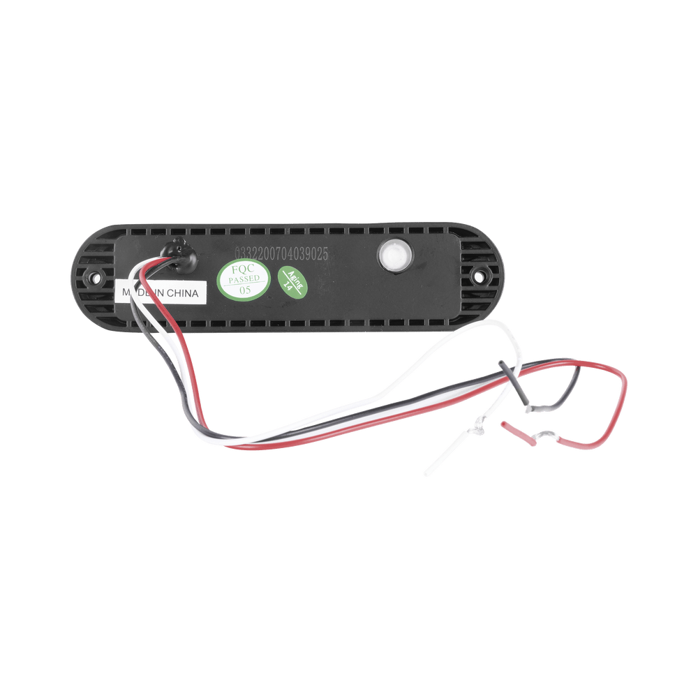 Luz Auxiliar Ultra Brillante IP67 de 6 LEDs Color Azul con mica transparente y bisel negro XLT1835B - SILYMX