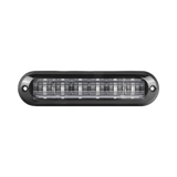Luz Auxiliar Ultra Brillante IP67 de 6 LEDs Color Azul con mica transparente y bisel negro XLT1835B - SILYMX