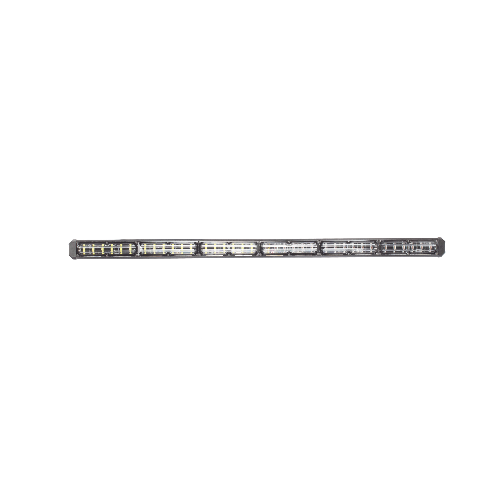 Barra de luz de advertencia de 6 Módulos de 6 LED, 30 Pulgadas, Clara