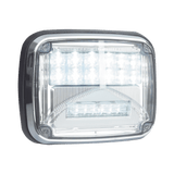 Luz de advertencia de 8 X 6" Color Claro Con Luz de Trabajo Clara para Ambulancias - SILYMX