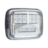 Luz de advertencia de 8 X 6" Color Claro Con Luz de Trabajo Clara para Ambulancias - SILYMX