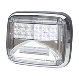 Luz de advertencia de 8 X 6" Color Claro Con Luz de Trabajo Clara para Ambulancias - SILYMX