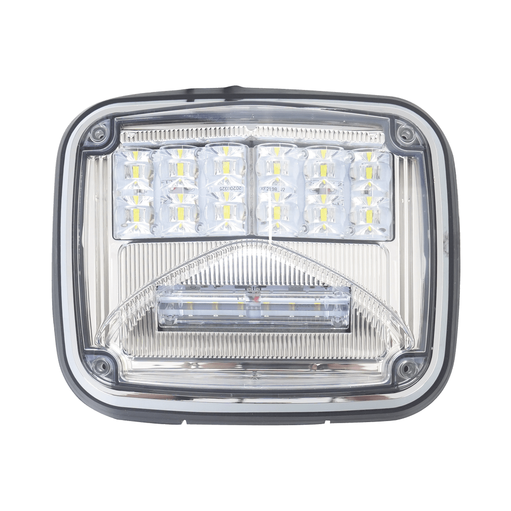 Luz de advertencia de 8 X 6" Color Claro Con Luz de Trabajo Clara para Ambulancias - SILYMX