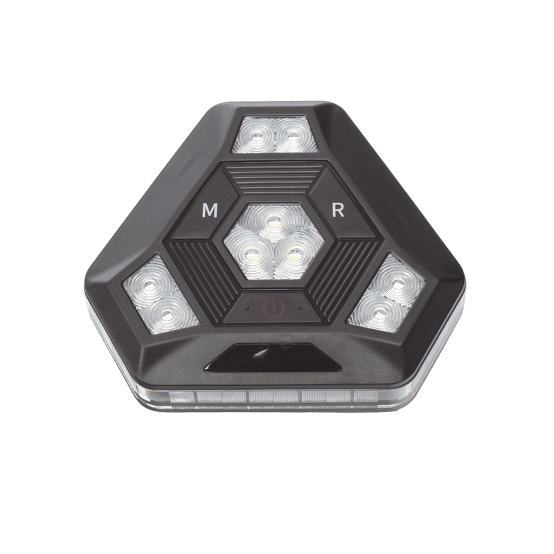 Luz Auxiliar Rojo/Azul Ultra Brillante Para Automóviles, Motocicletas y Bicicletas Con Montaje Magnético - SILYMX