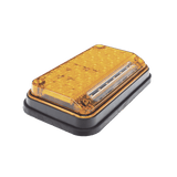 Luz de Advertencia de 7X4 pulgadas Color Ámbar Con Luz de Trabajo XLTE2335A - SILYMX