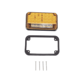 Luz de Advertencia de 7X4 pulgadas Color Ámbar Con Luz de Trabajo XLTE2335A - SILYMX