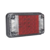 Luz de Advertencia de 7X4" Color Rojo Con Luces de Trabajo ideal para Ambulancias - SILYMX