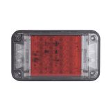 Luz de Advertencia de 7X4" Color Rojo Con Luces de Trabajo ideal para Ambulancias - SILYMX