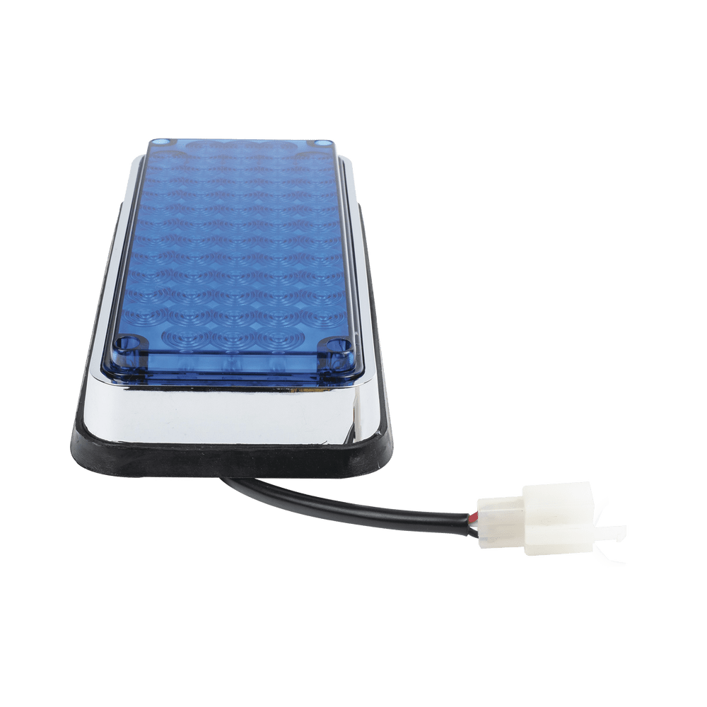 Luz de advertencia de 7x3 Color Azul Ideal para ambulancias X-LTE-295-B - SILYMX