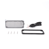 Luz de Advertencia de 7X3" Bicolor Rojo/Claro Ideal Ambulancias - SILYMX