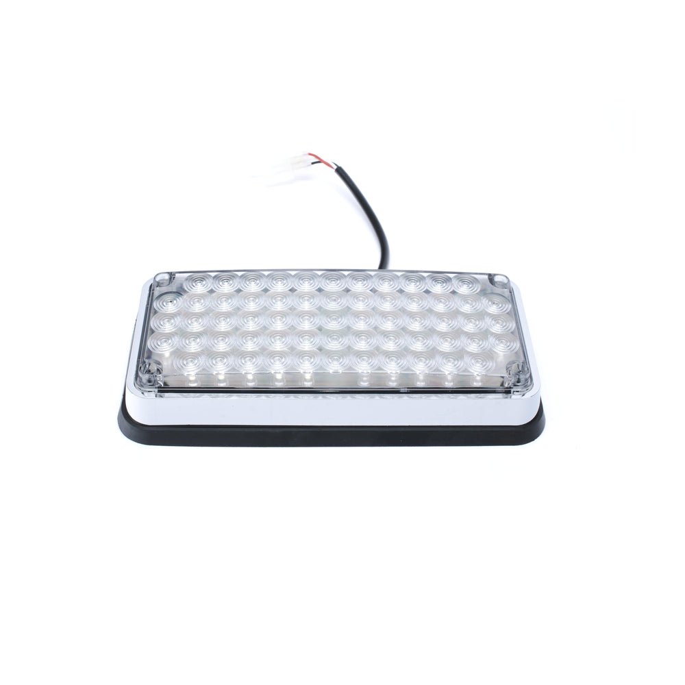 Luz de Advertencia de 7X3" Bicolor Rojo/Claro Ideal Ambulancias - SILYMX