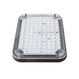 Luz de Advertencia de 9X7 pulgadas, Bicolor Rojo y Claro XLTE515RW - SILYMX