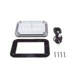 Luz de Advertencia de 9X7 pulgadas, Bicolor Rojo y Claro XLTE515RW - SILYMX