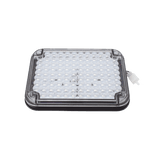 Luz de Advertencia de 9X7 pulgadas, Bicolor Rojo y Claro XLTE515RW - SILYMX