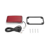 Luz de Advertencia de 6X4 pulgadas Color Rojo XLTE595-R - SILYMX