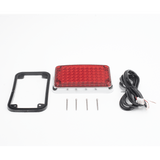Luz de Advertencia de 6X4" Color Rojo Ideal para Ambulancias XLTE595RV2 - SILYMX