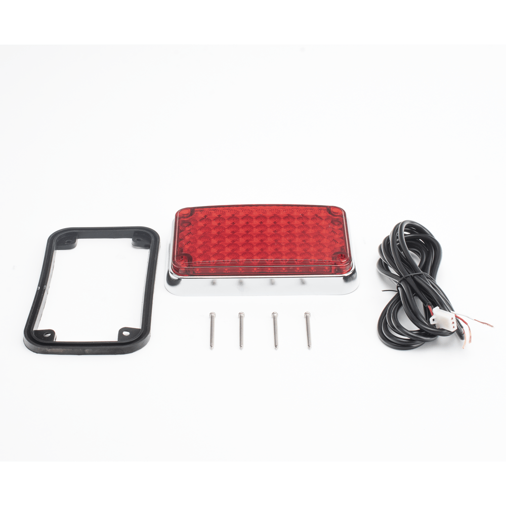 Luz de Advertencia de 6X4" Color Rojo Ideal para Ambulancias XLTE595RV2 - SILYMX