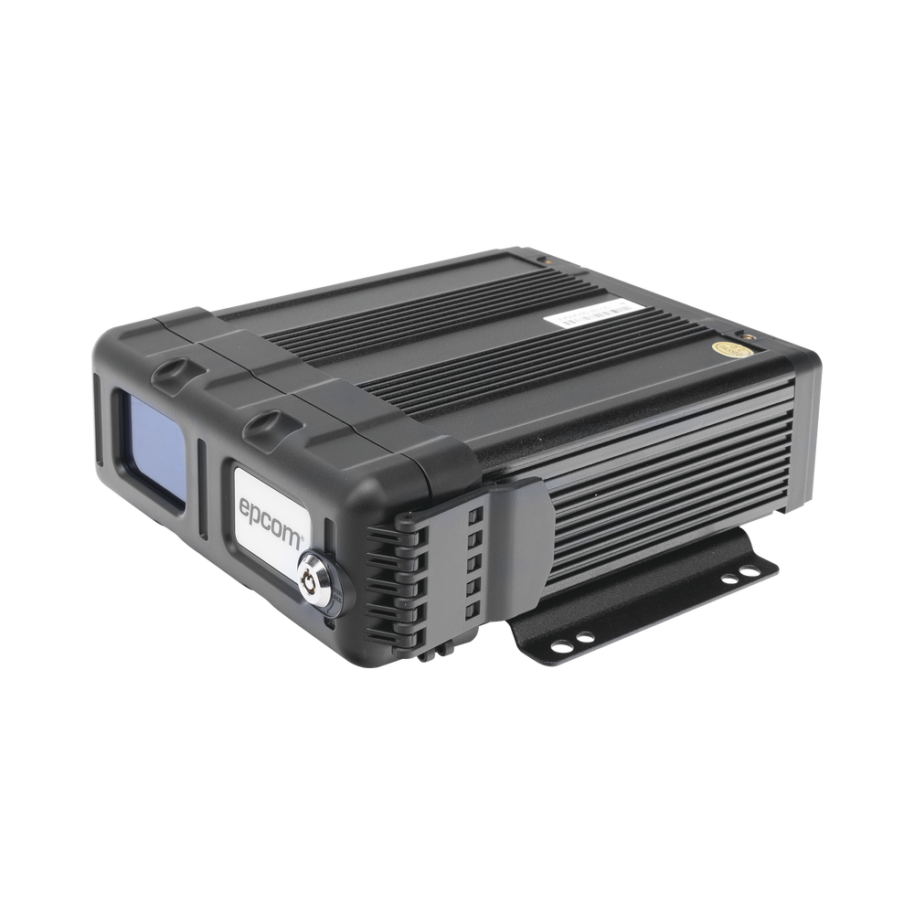 DVR Móvil EPCOM Para autos y camiones 4 Canales AHD 2 Megapixel Memoria SD Chip IA  4G WiFi GPS XMR401NAHD