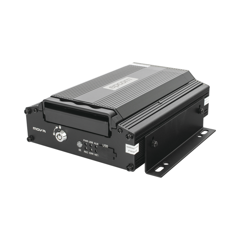 DVR Móvil Multiplataforma 4 Canales AHD 2 Megapixel Almacenamiento en HDD H.265 Chip IA Embebido Soporta 4G WiFi GPS XMR401NAHDS
