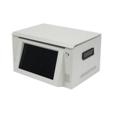 Estación de Descarga para Body Cam / 8 Puertos / Pantalla Táctil 10 Pulgadas / Ethernet 1000 Mbps / Almacenamiento 36 TB / Android Integrado