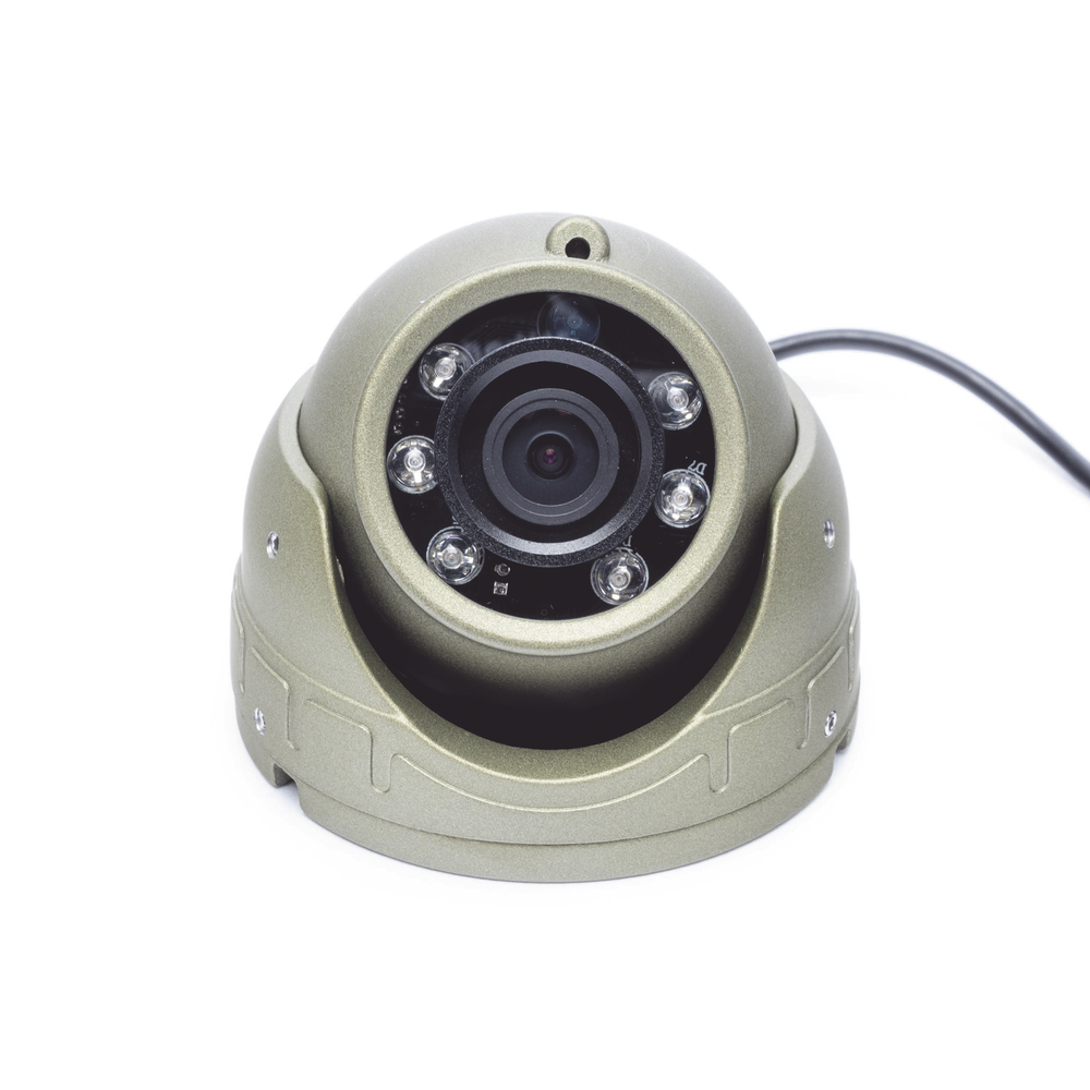 Cámara Mini Domo AHD 2 Megapixel / Lente 2.8 mm / 3 mts IR / Micrfono Integrado / Uso en Interior / Compatible con DVR´s Moviles epcom XMR / Conector Tipo Aviación - SILYMX