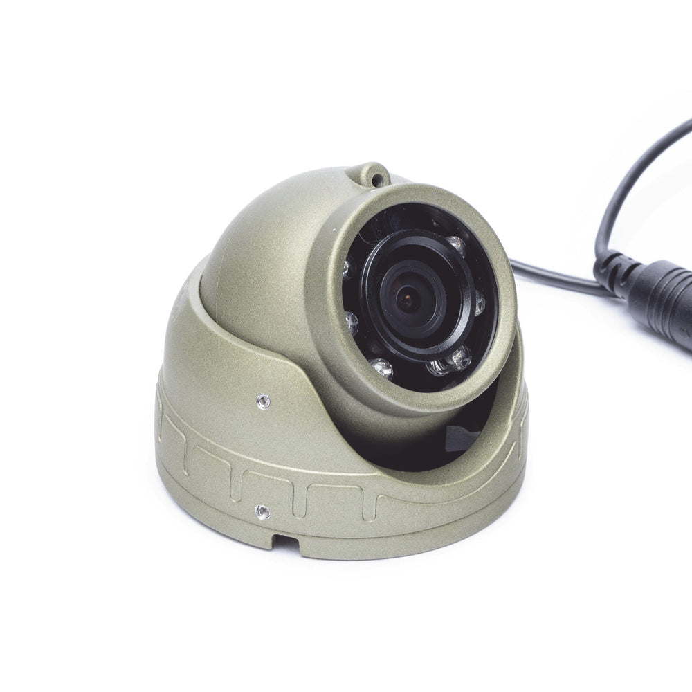 Cámara Mini Domo AHD 2 Megapixel / Lente 2.8 mm / 3 mts IR / Micrfono Integrado / Uso en Interior / Compatible con DVR´s Moviles epcom XMR / Conector Tipo Aviación - SILYMX