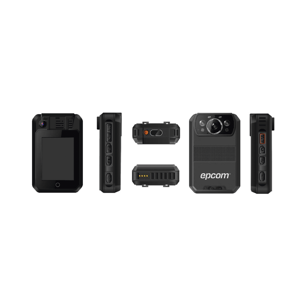 Body Camera para Seguridad EPCOM Video 4K GPS Interconstruido Conexion 4G-LTE WiFi Bluetooth Sistema basado en Android XMR-R3 - SILYMX