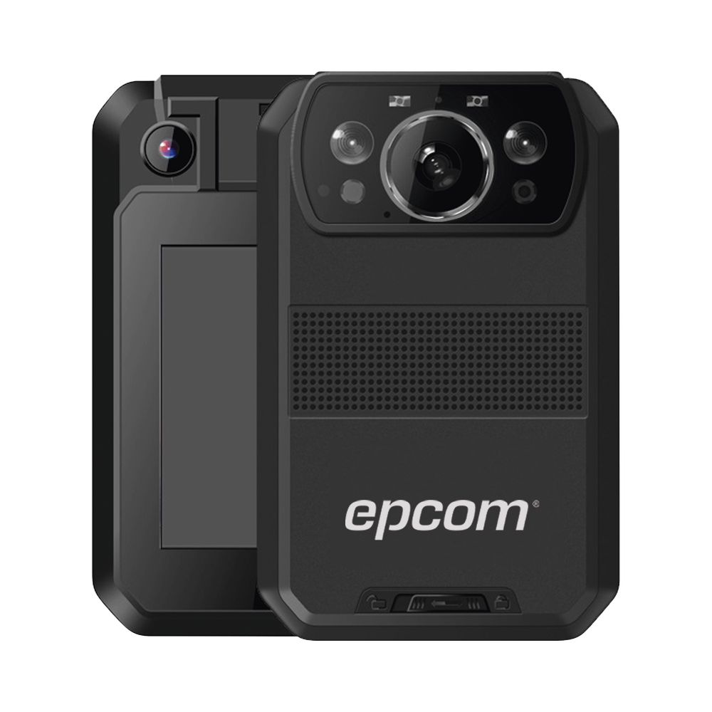 Body Camera para Seguridad EPCOM Video 4K GPS Interconstruido Conexion 4G-LTE WiFi Bluetooth Sistema basado en Android XMR-R3 - SILYMX