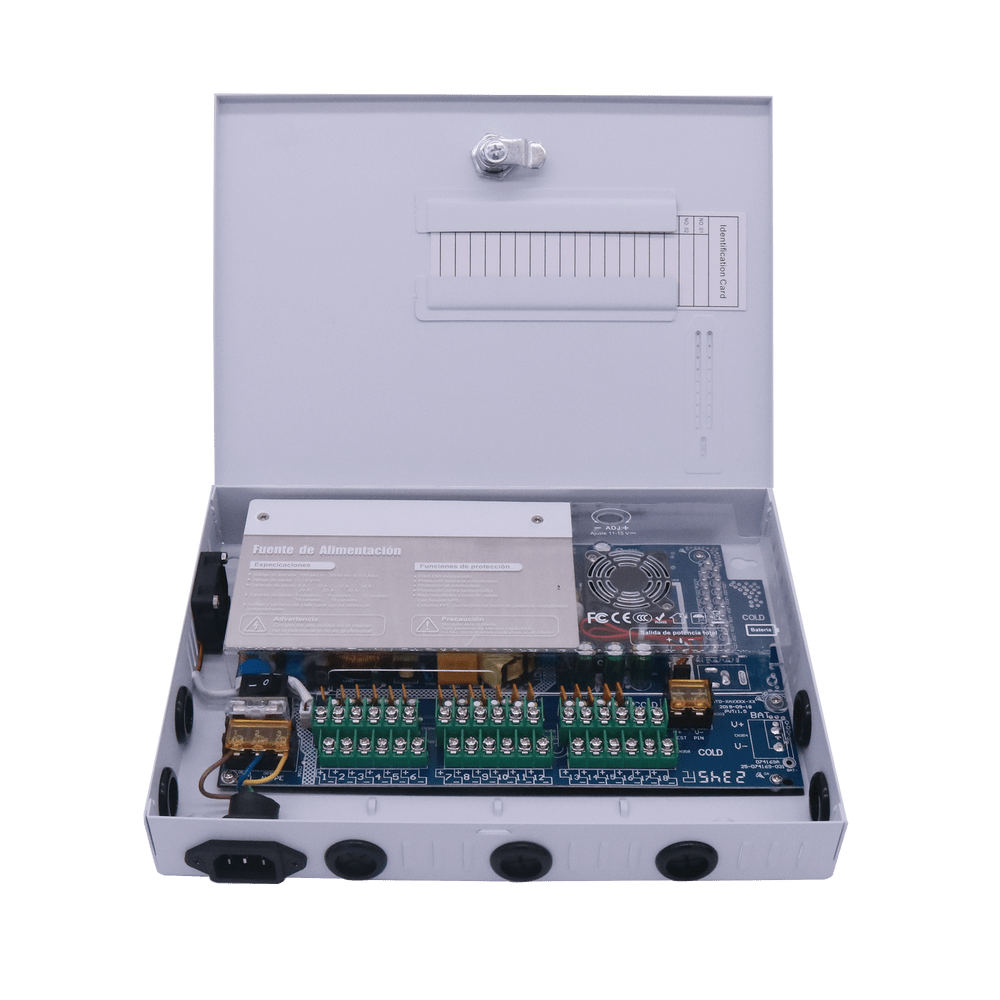 Fuente de Poder Profesional HEAVY DUTY @ 30 Amperes / 18 canales / Hasta 2.5 Amperes por Salida / Protección Contra Sobrecargas / Filtro de Ruido por Canal / Aprobaciones: IEC/EN/UL/CSA, 60950 GB4943. - SILYMX