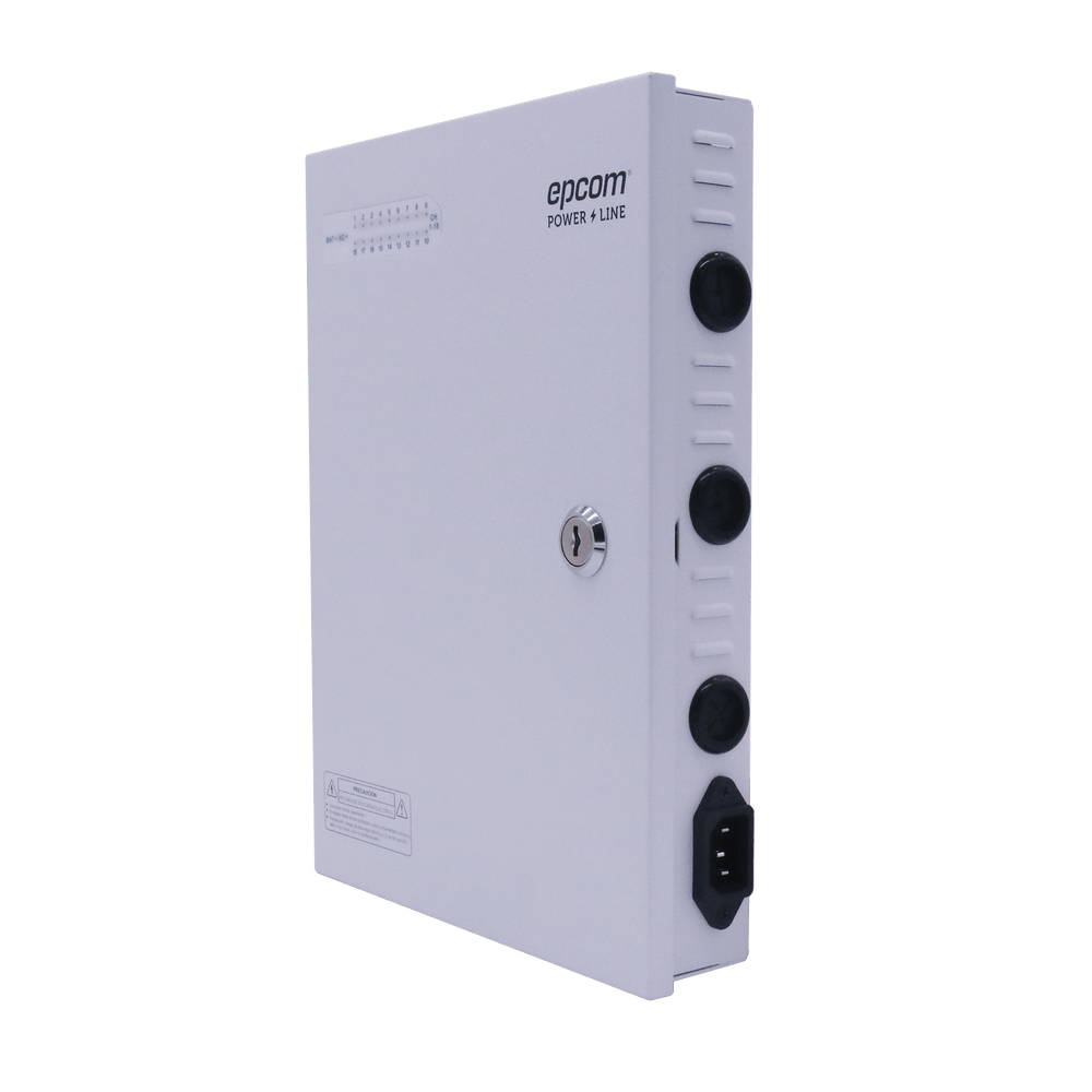Fuente de Poder Profesional HEAVY DUTY @ 30 Amperes / 18 canales / Hasta 2.5 Amperes por Salida / Protección Contra Sobrecargas / Filtro de Ruido por Canal / Aprobaciones: IEC/EN/UL/CSA, 60950 GB4943. - SILYMX
