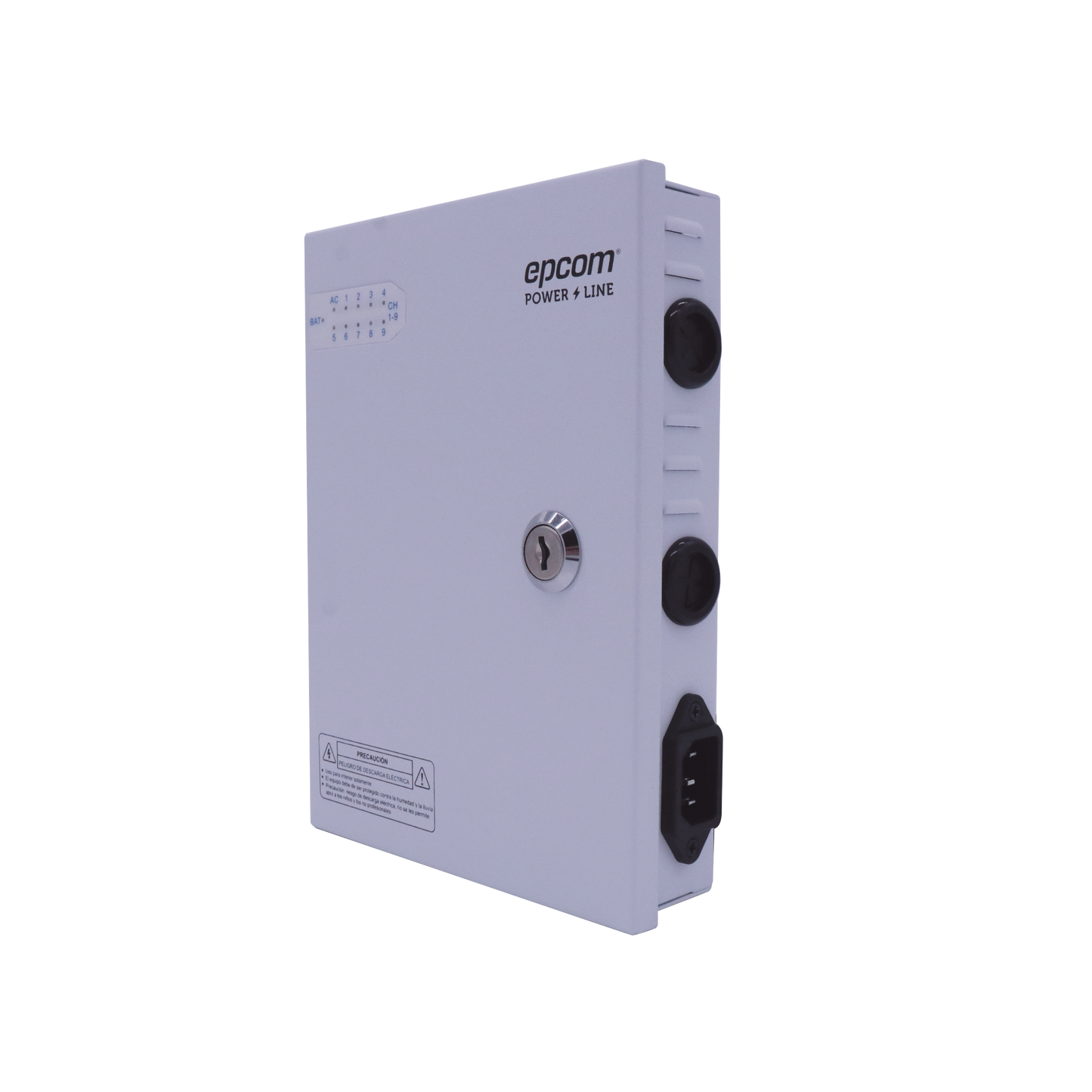 Fuente de poder PREMIUM 11-15 V 9 canales 16 A Alta tecnología en seguridad Doble ventilador Hasta 1.8 Amperes por Salida Filtro de ruido por canal Diseño de alta gama EPCOM POWERLINE XP9DC16HD - SILYMX