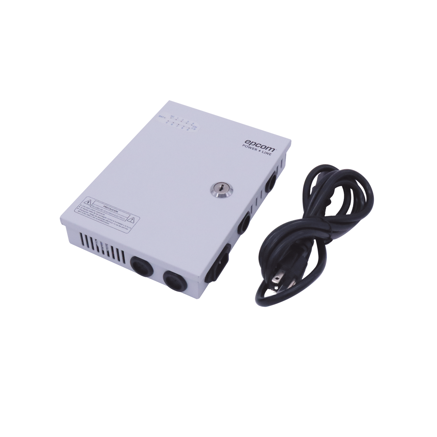 Fuente de poder PREMIUM 11-15 V 9 canales 16 A Alta tecnología en seguridad Doble ventilador Hasta 1.8 Amperes por Salida Filtro de ruido por canal Diseño de alta gama EPCOM POWERLINE XP9DC16HD - SILYMX