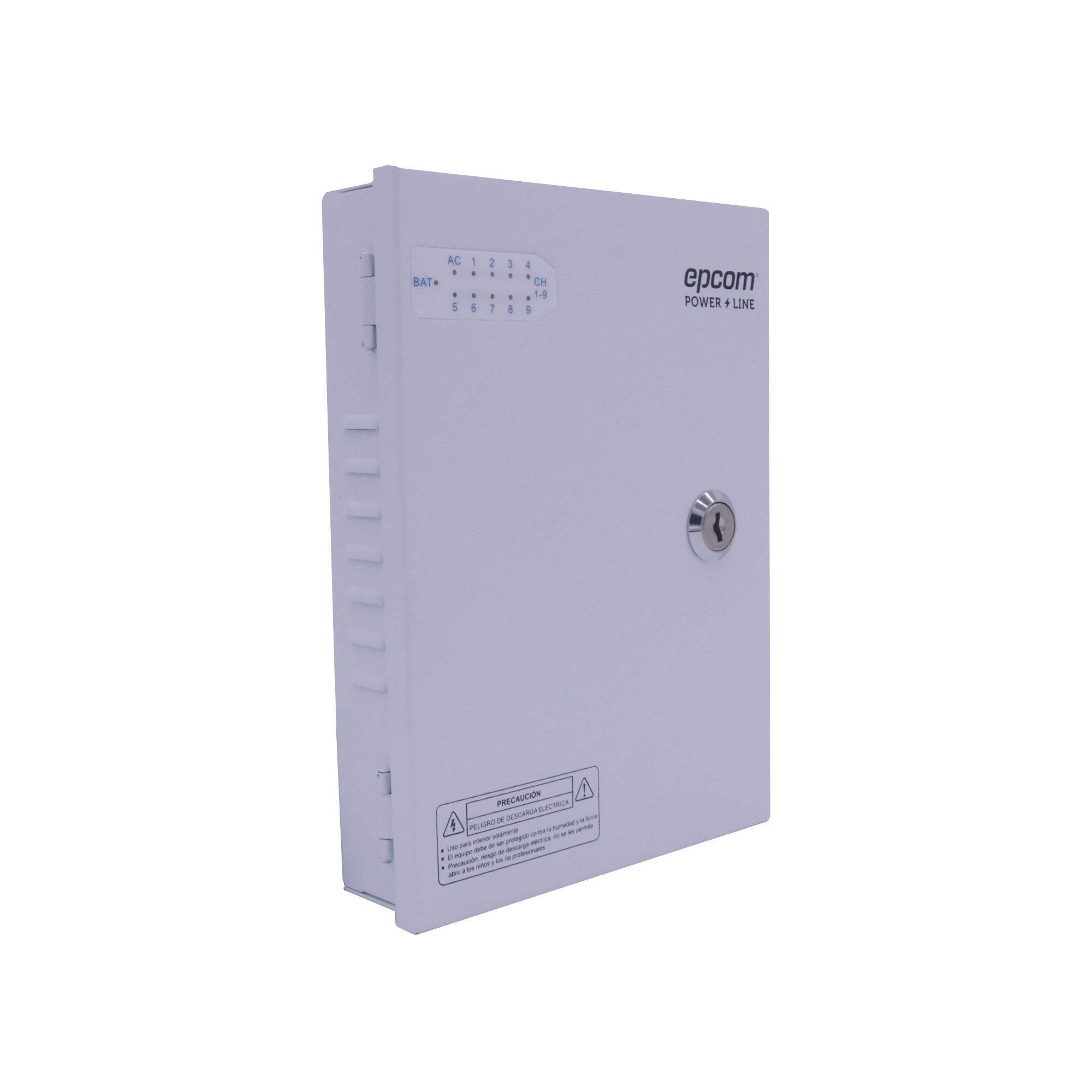 Fuente de poder PREMIUM 11-15 V 9 canales 16 A Alta tecnología en seguridad Doble ventilador Hasta 1.8 Amperes por Salida Filtro de ruido por canal Diseño de alta gama EPCOM POWERLINE XP9DC16HD - SILYMX