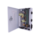 Fuente de poder PREMIUM 11-15 V 9 canales 16 A Alta tecnología en seguridad Doble ventilador Hasta 1.8 Amperes por Salida Filtro de ruido por canal Diseño de alta gama EPCOM POWERLINE XP9DC16HD - SILYMX