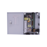 Fuente de poder PREMIUM 11-15 V 9 canales 16 A Alta tecnología en seguridad Doble ventilador Hasta 1.8 Amperes por Salida Filtro de ruido por canal Diseño de alta gama EPCOM POWERLINE XP9DC16HD - SILYMX