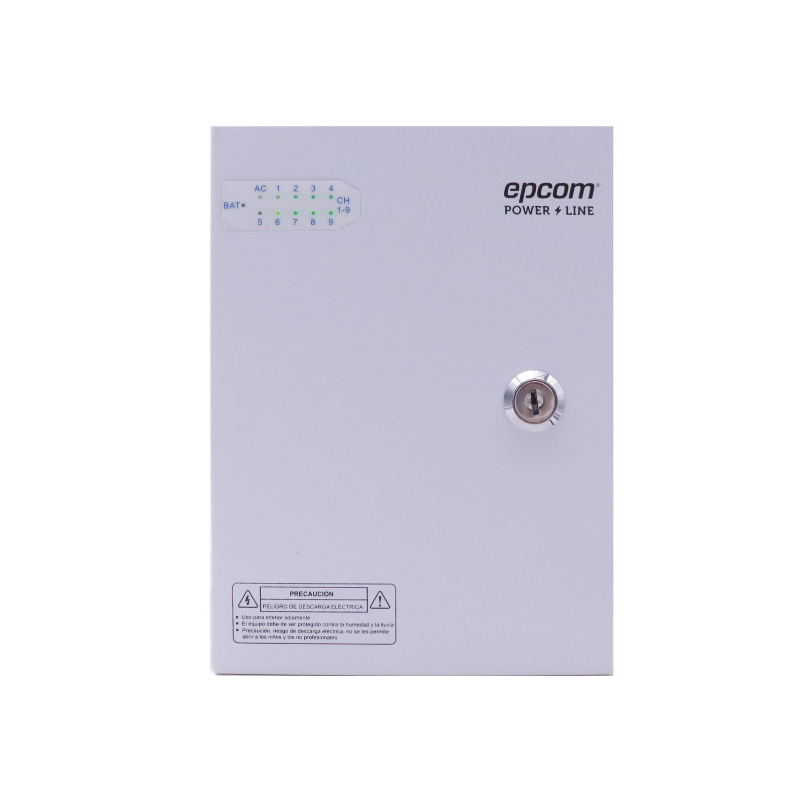 Fuente PREMIUM 11-15 V 9 canales 16 A Alta tecnología en seguridad Doble ventilador Hasta 1.8 Amperes por Salida Filtro de ruido por canal Diseño de alta gama EPCOM POWERLINE XP9DC16HD - SILYMX