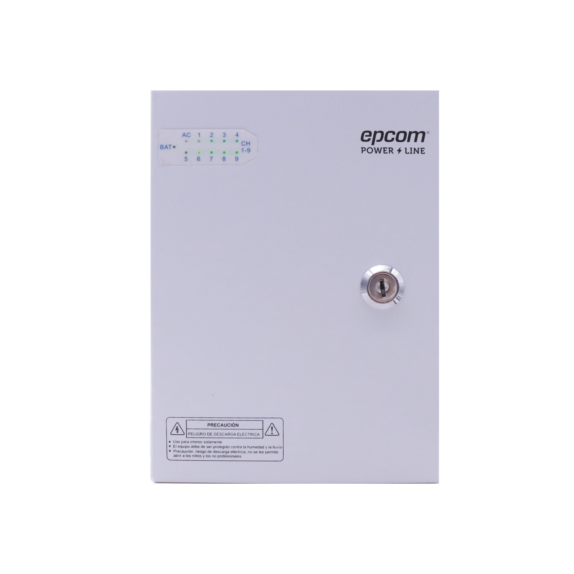 Fuente de poder PREMIUM 11-15 V 9 canales 16 A Alta tecnología en seguridad Doble ventilador Hasta 1.8 Amperes por Salida Filtro de ruido por canal Diseño de alta gama EPCOM POWERLINE XP9DC16HD - SILYMX