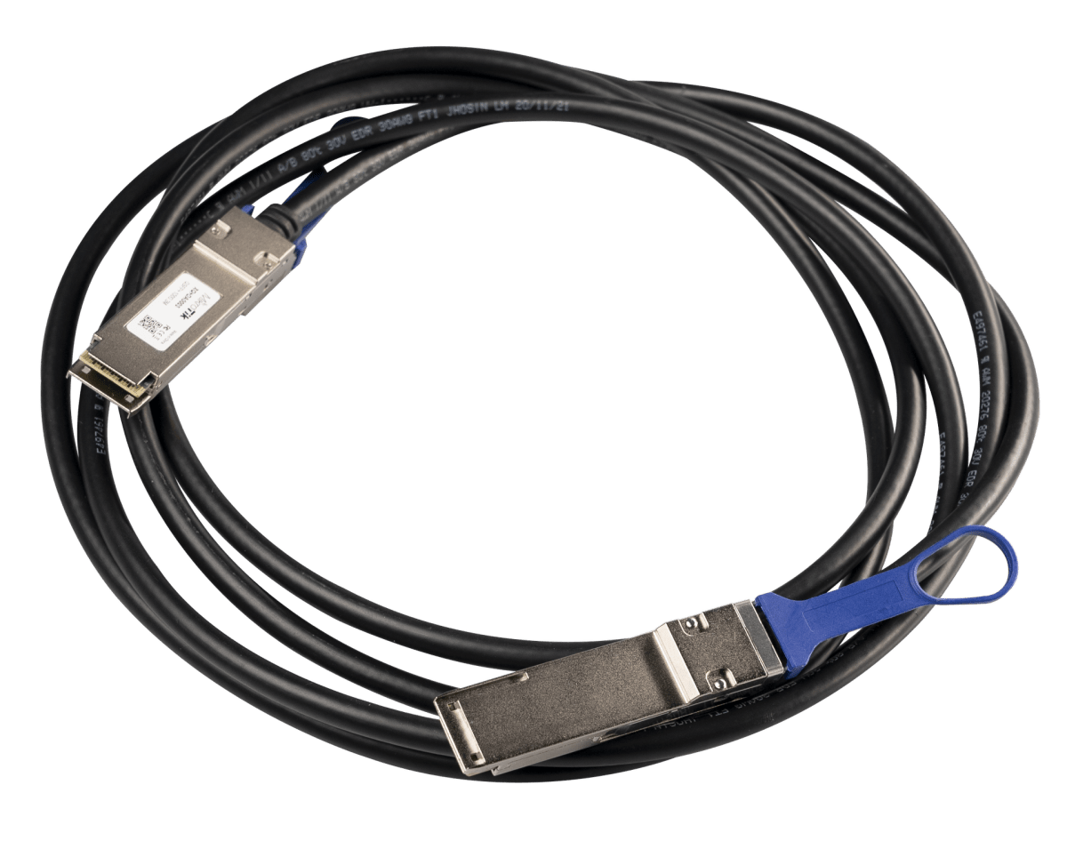 Cable de conexión directa 40/100 Gigabit QSFP28 3 metros XQ+DA0003 - SILYMX