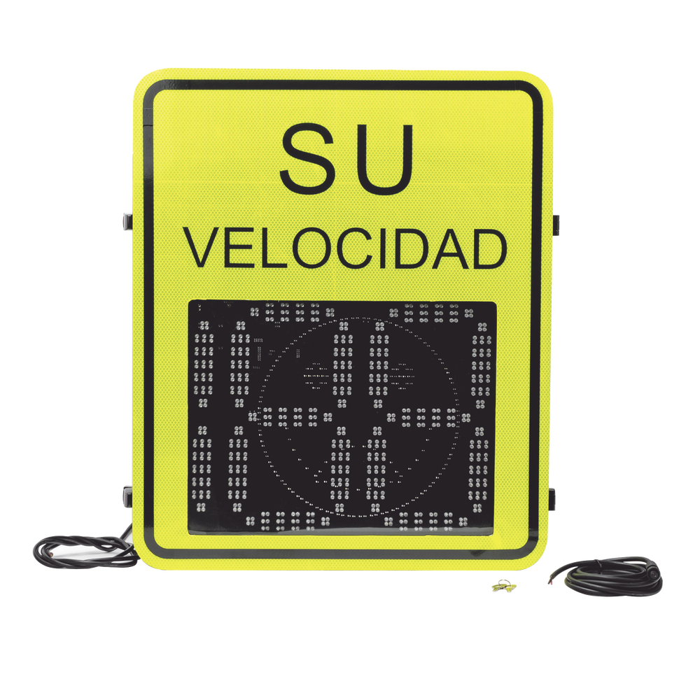 Radar Medidor de Velocidad de 3 Dígitos Doble Relevador Micro SD Puerto red TCP IP Detección de Exceso de Velocidad Integración con Cámara XRADAR-IP - SILYMX