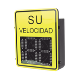 Radar Medidor de Velocidad de 3 Dígitos Doble Relevador Micro SD Puerto red TCP IP Detección de Exceso de Velocidad Integración con Cámara XRADAR-IP - SILYMX